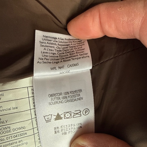 Brown Eddie Bauer Premium Goose Down Vest Women’s Size Small - Picture 5 of 10